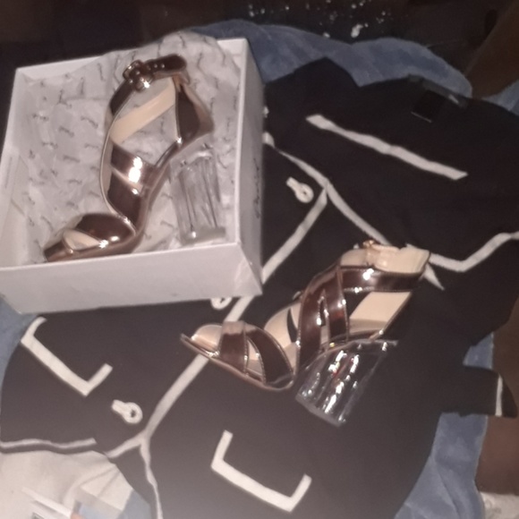 New Platform heels - Rose Gold Shiny - Picture 7 of 8